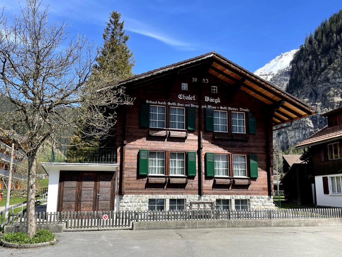 Familienferien Im Chalet Baergli Kandersteg Exteriér fotografie
