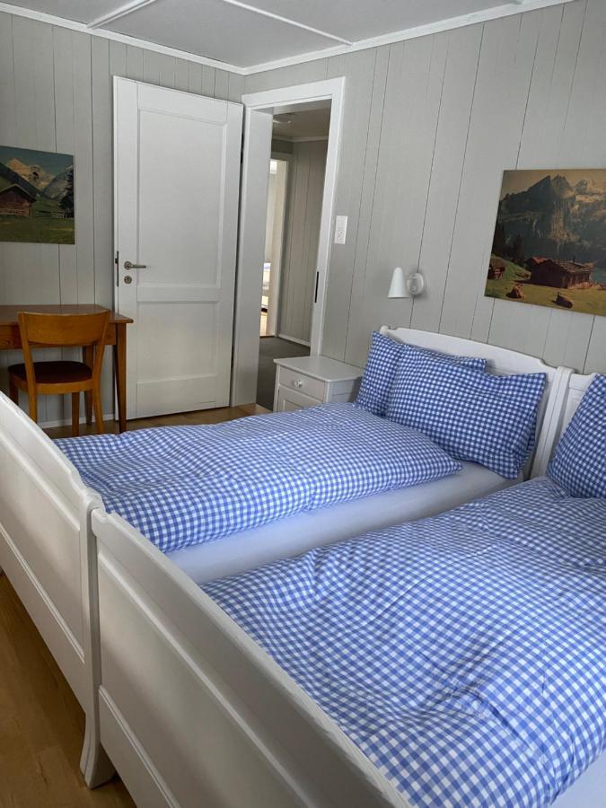 Familienferien Im Chalet Baergli Kandersteg Exteriér fotografie